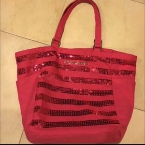Victoria’s Secret Pink sequin tote
